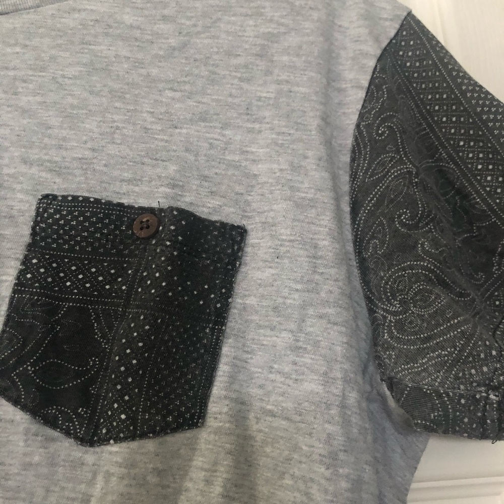 Gray Pocket Tee - Picture 2 of 5